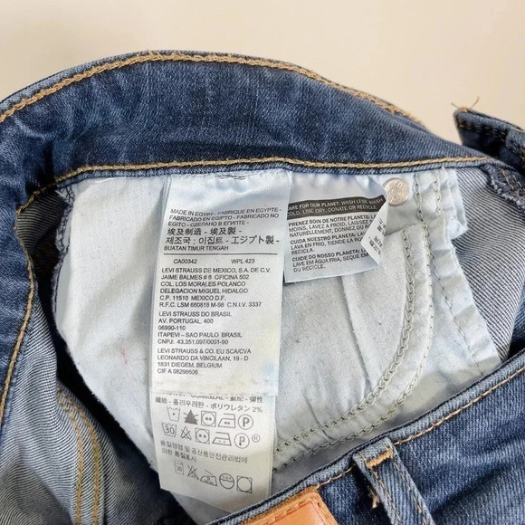 LEVI'S | 711 SKINNY  MEDIUM WASH JEANS - Picture 8 of 15